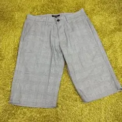 【美品】バーバリー BLACK LABEL 　ハーフパンツ グレンチェック　70