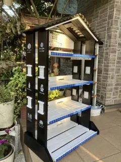No73 燕青様専用三角屋根、簡単移動、植物棚幅 ワイド white仕上げ 3段