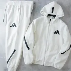 アディダス Z.N.E. 上下 セットアップ ジャージ メンズ L 白 ホワイト