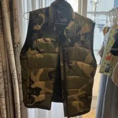 THE NORTH FACE カモフラージュ ダウンベスト ND18105