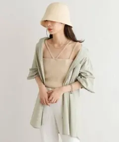 kastane　シャツ　ストライプビッグシャツ