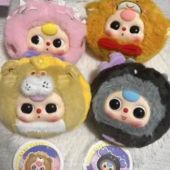 【baby three】頭ぬいぐるみキーホルダー　ベビースリー　3歳　セット