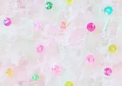 60枚（各15枚×4種類）両面デザインペーパー 宝石 レース