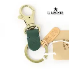 693 新品 IL BISONTEイタリアンレザー キーリング キーホルダー