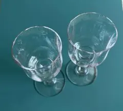 ガラス作家　村上恭一　玉足ワイングラス 2客　西山亮作小皿5客 ガラス作家 村上恭一 玉足ワイングラス 2客 西山亮作小皿5客 - メルカリ