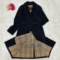 美品　着丈111 バーバリー トレンチコート　ライナー ベルト付き　ロング L AddRouge トレンチコート 花粉対策 レディース 2way 取り外し