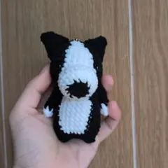 ぬくもりのあみぐるみ フレンチブルドッグ　犬 キーホルダー ハンドメイドのサムネイル