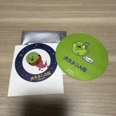 大たまごっち展　くちぱっち　クリアステッカー　コースター
