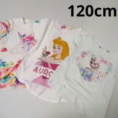 Disney プリンセス他Tシャツ 3枚セット