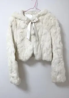 【12/10説明文変更】LIZ LISA リズリサ　ラビットファーコート