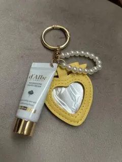 d’Alba ダルバ キーホルダーミラー　ミニハンドクリームチャーム