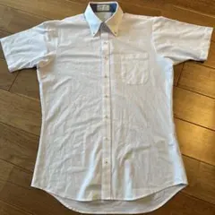 ORIHICA ボタンダウン 半袖シャツ ホワイト