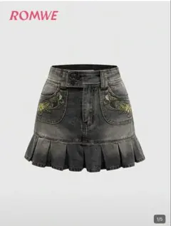 SHEIN ROMWE デニムスカート グランジ Y2K