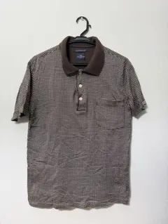 DOCKERS GOLF ポロシャツ ブラウン チェック柄のサムネイル
