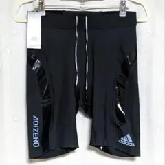 ■adidas ADIZERO タイツ 黒L レギンス ランニング ショーツ■