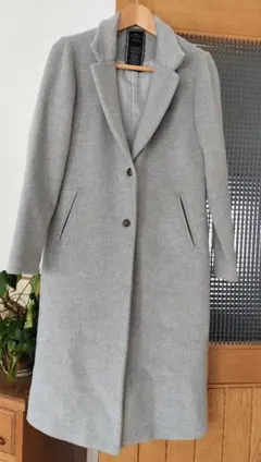 リルニーナ　ウール混グレー チェスターフィールドコート M