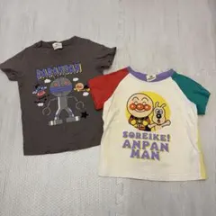DADANDANとアンパンマンTシャツ2枚セット　90cm