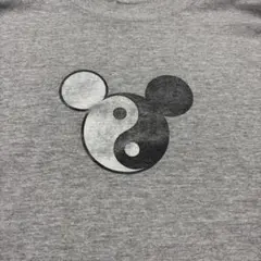 希少 DISNEY 陰陽 Tシャツ USA製 ミッキー ミッキーマウス