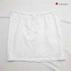 ザラ ZARA ホワイト系コットンミニスカート レディース Mサイズ