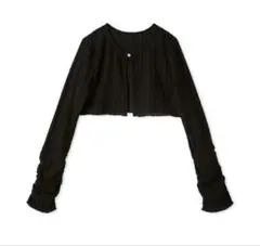 SNIDEL クロップドカットカーディガン