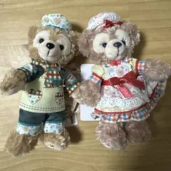 ダッフィー シェリーメイ ぬいぐるみバッジ ハートウォーミングデイズ