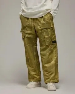 【値下げ】Y-3 アディダス メンズ ナイロン カーゴ パンツ イエロー 迷彩
