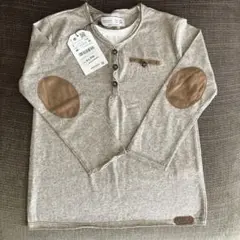 ZARA BOYS 長袖カットソー 110cm グレー　ベージュ