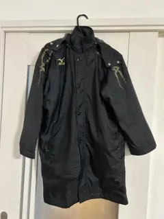 Mizuno ベンチコート 140 ブラック✖︎ゴールド