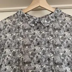 リバティ風　シャツのサムネイル