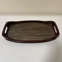 新品未使用】高岡漆器 内島正雄作 お盆 工芸品 楕円形 漆器 - メルカリ