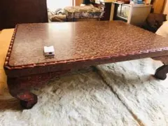 希少　青森県陶器協同組合連合会　漆塗り座卓 希少 青森県陶器協同組合連合会 漆塗り座卓