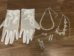 ウェディング アクセサリー グローブセット