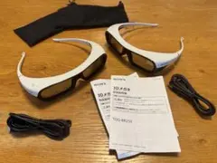 【新品未使用、難あり】SONY 3Dメガネ TDG-BR250 ホワイトx2