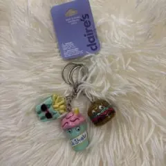 Claire's ファストフード キーホルダー 3点セットのサムネイル