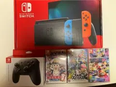 Nintendo Switch 本体 Proコントローラー ソフト3本付き