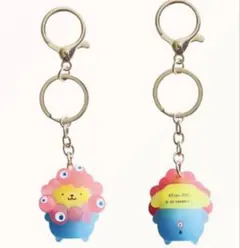 万博 サンリオ　ミャクミャククリアキーホルダー【ポムポムプリン】