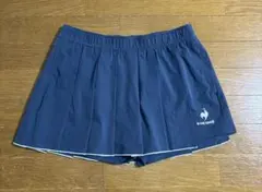 le coq sportif ネイビー プリーツキュロットスコート　Ｌサイズ