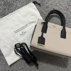 kate spade new york バイカラー　2wayショルダーバッグ