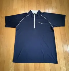 Kaepa ハーフジップ ポロシャツ ネイビー Lサイズ【美品】のサムネイル