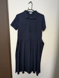 マッキントッシュフィロソフィー ネイビー シャツワンピース　半袖 38