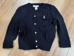 ラルフローレン カーディガン ネイビー 12m
