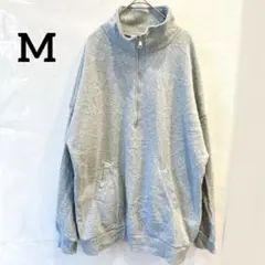 SHEIN シーイン グレー ハーフジップ スウェット プルオーバー 【M】