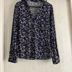 美品　ZARA BASIC. 柄シャツ