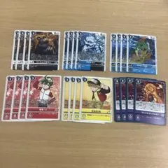 デジモンカードテイマーバトルパック30 プロモ　6種各4枚セット　デジカ
