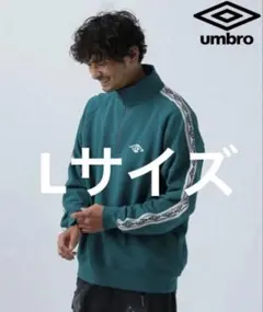 umbro×BAYFLOWハーフジップスウェット グリーン L