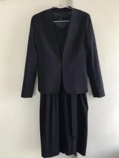 ユナイテッドアローズグリーンレーベル　ワンピース　セットアップ　ネイビー