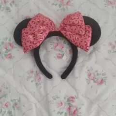 Disney ミニーマウス ヒョウ柄カチューシャ レア