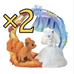 ポケモン　リーメント　きらめきの瞬間　ロコン　ロコン(アローラのすがた) 2体