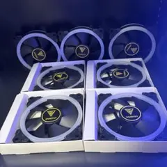 GAMDIAS AEOLUS M1 1204R PCケースファン 7個setのサムネイル