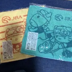 ⭐︎サンリオ　ハローキティ　JRAコラボタオルハンカチ　2枚セット⭐︎限定